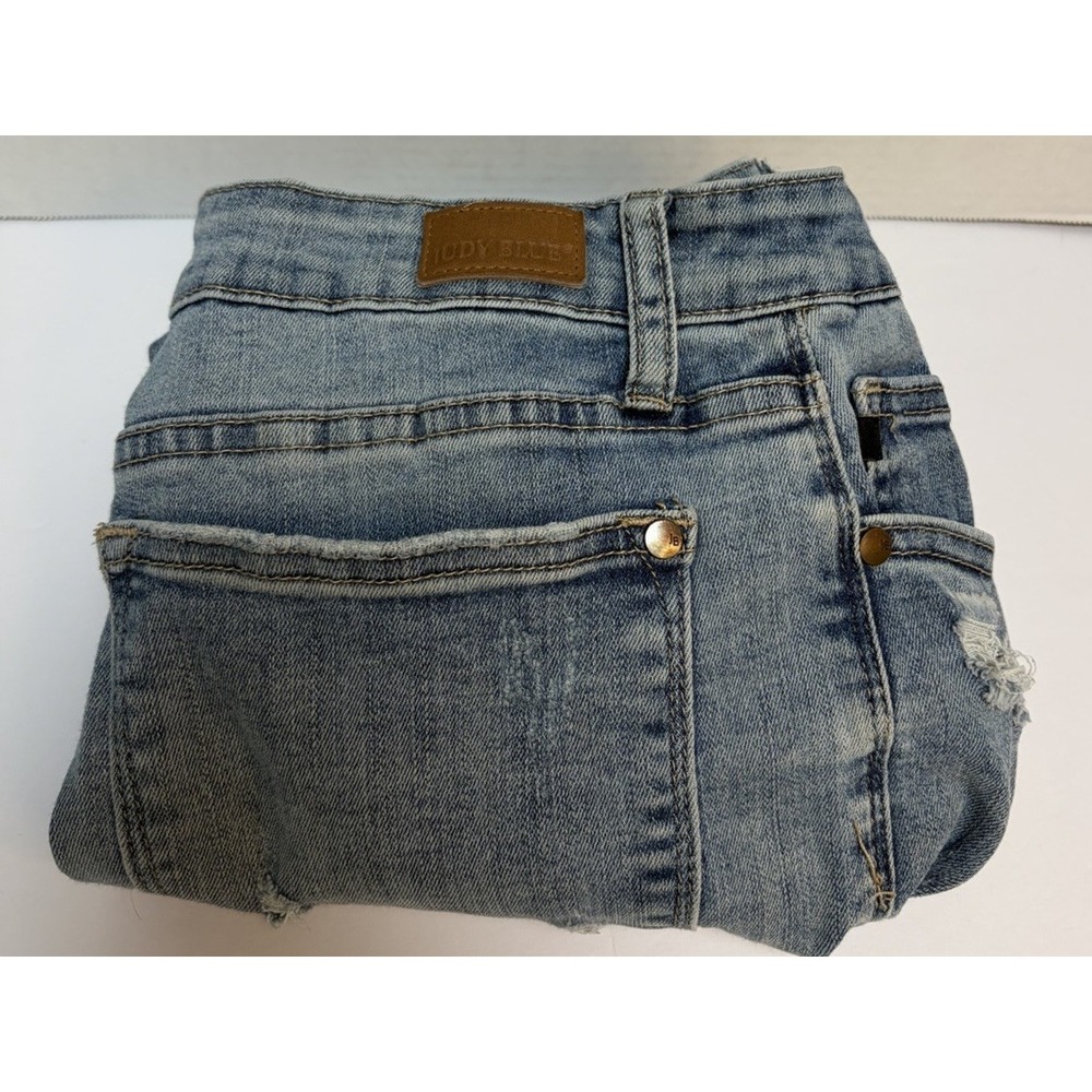 Judy Blue Hi-Rise Light Destroyed Boyfriend Jean Relaxed Fit #82281 Sz 11/30